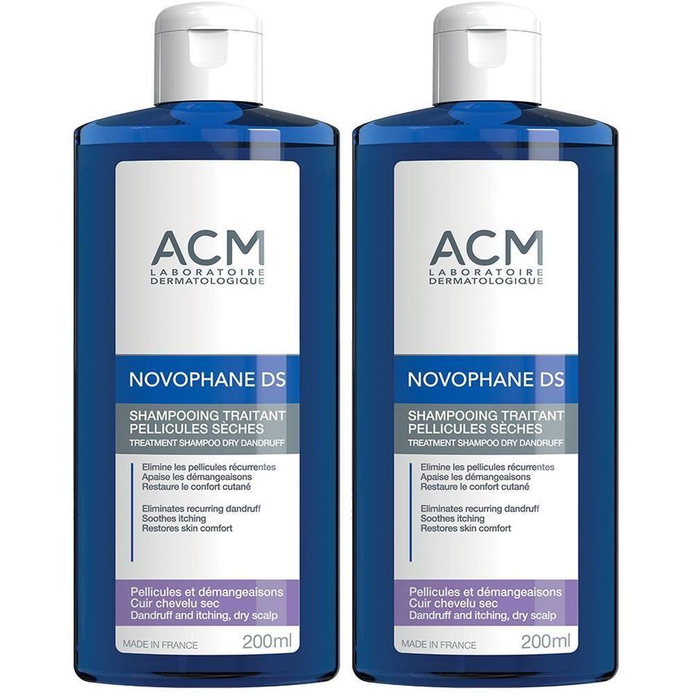 Acm Novophane Ds Shampoing Traitant Pellicules sèches 2x1 pc(s) Shampooing