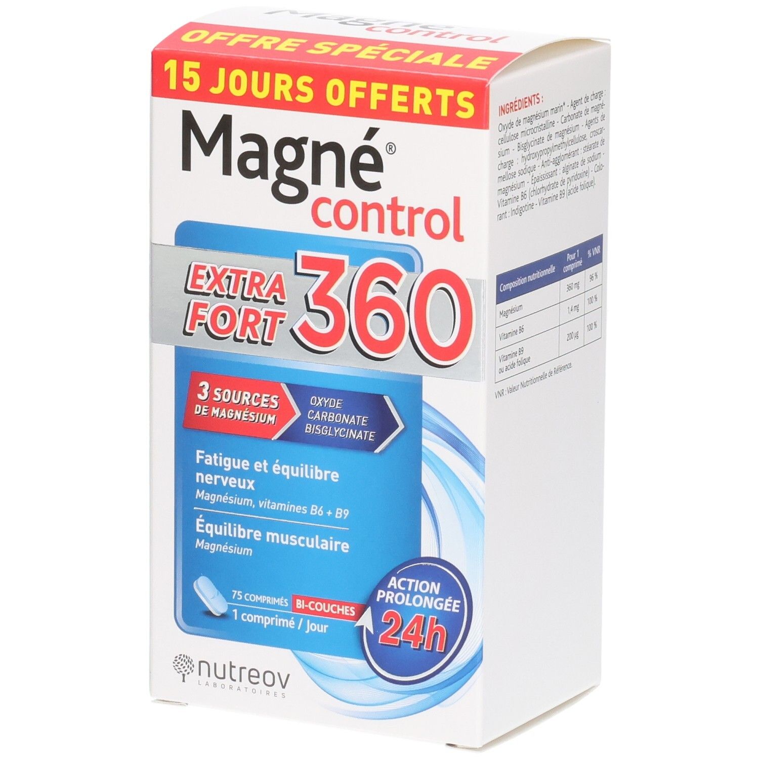 Magné® Nutreov Magné Control Extra Fort Capsule(S) 75 Pc(S) Enfants