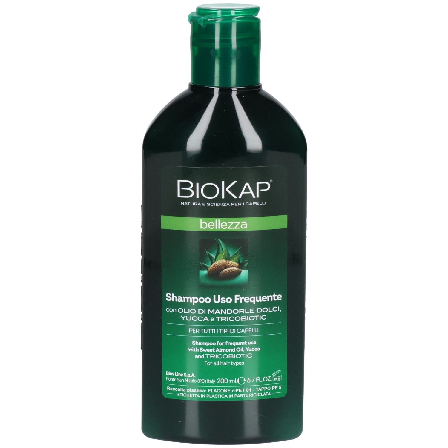 Biokap Shampooing Doux Usage Fréquent 200 Ml
