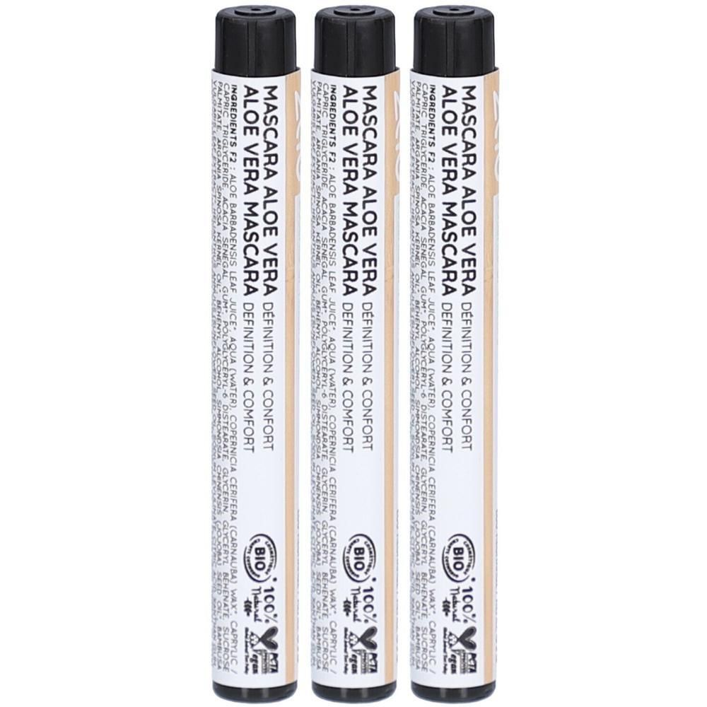 ZAO Recharge Mascara Aloe Vera 090 Noir 3x7 ml