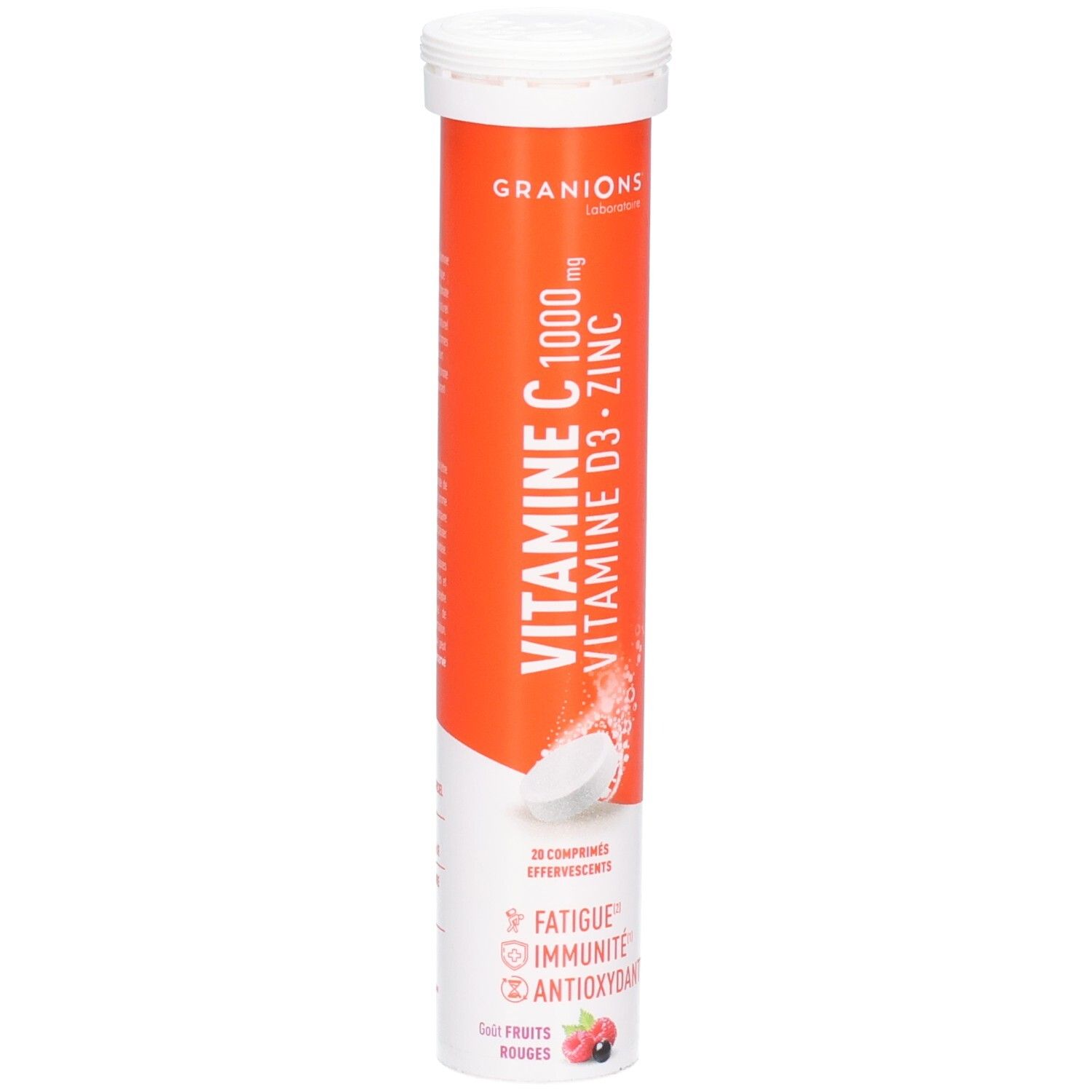 Granions Vitamine C 1000Mg Gout Fruits Rouges 20 Comprimes - Image 3