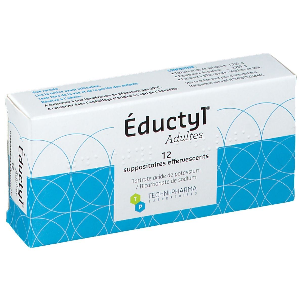éductyl Adultes 12 pc(s) Suppositoire(S) Pour Adultes