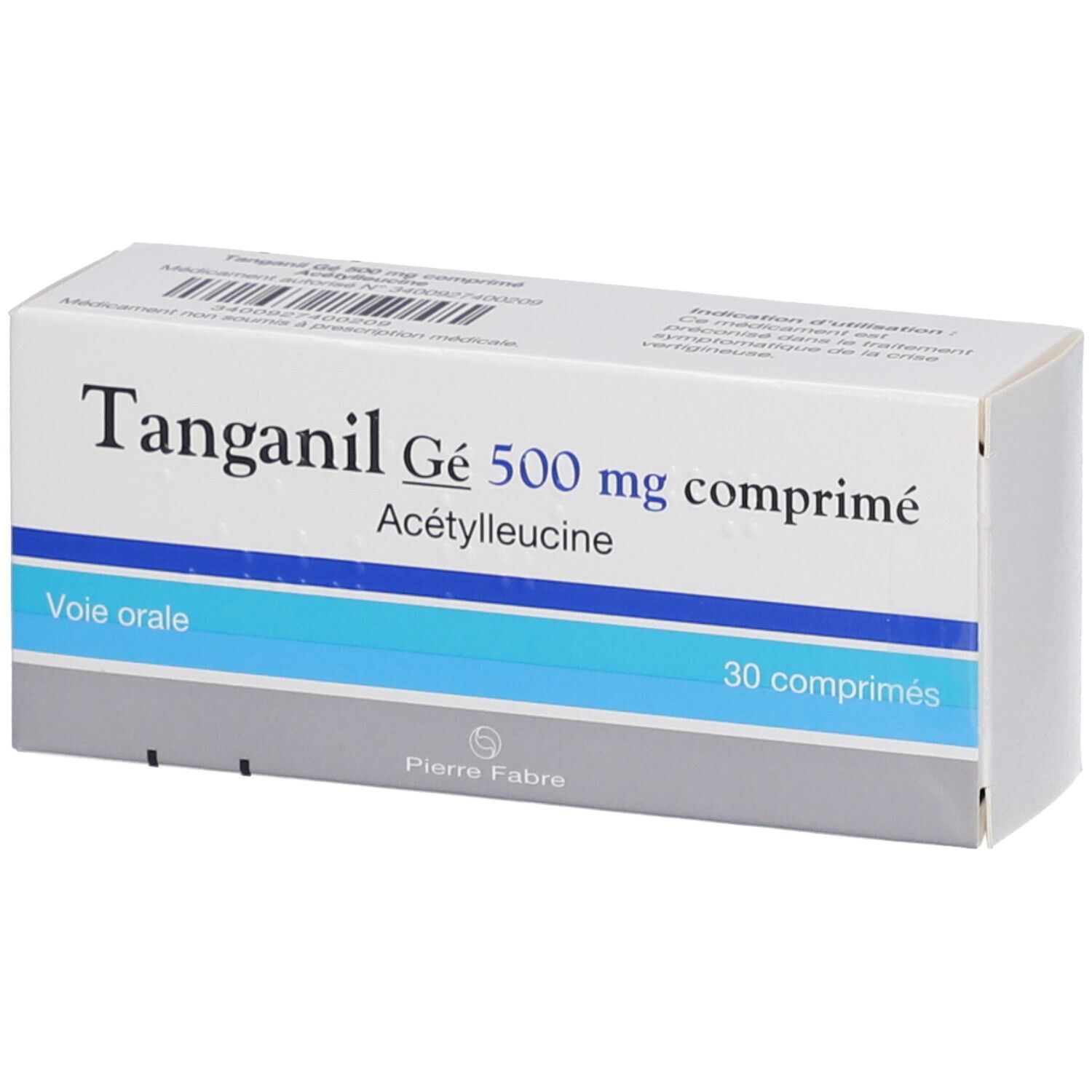 Pierre Fabre Tanganil Gé 500 mg 30 pc(s) Comprimé(S)