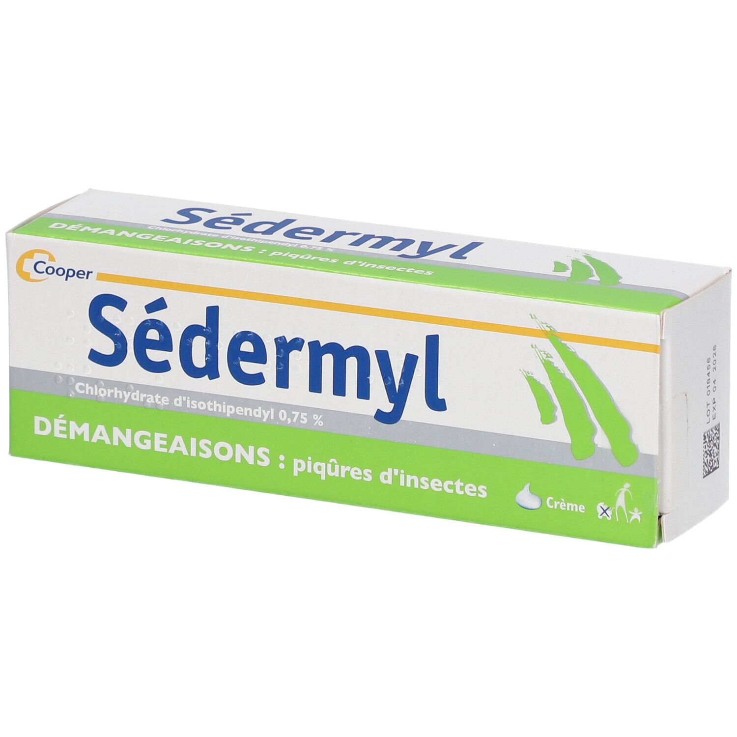 SEDERMYL - Démangeaisons - Piqûres d'insectes - Créme - Tube 35g 35 g Crème
