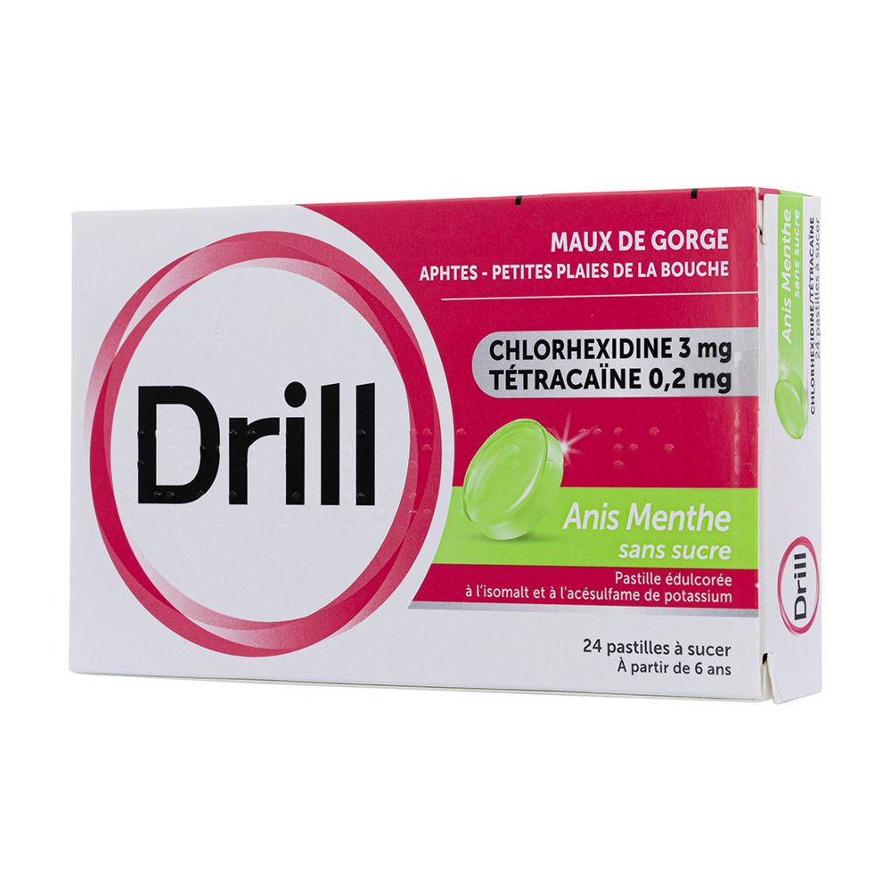 Pierre Fabre Drill Anis/Menthe s/s 24 pc(s) Pastille(S)