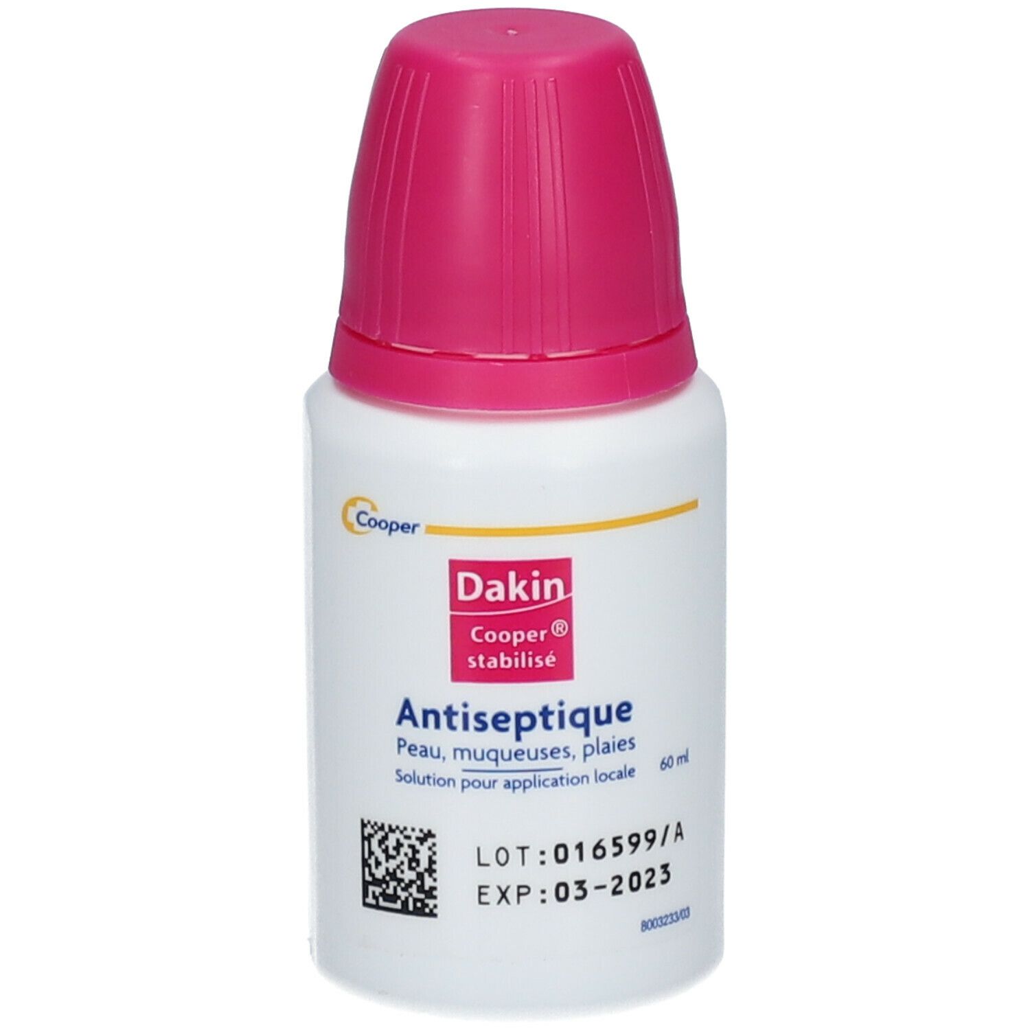 Dakin Cooper stabilisé Solution(S) 60 ml