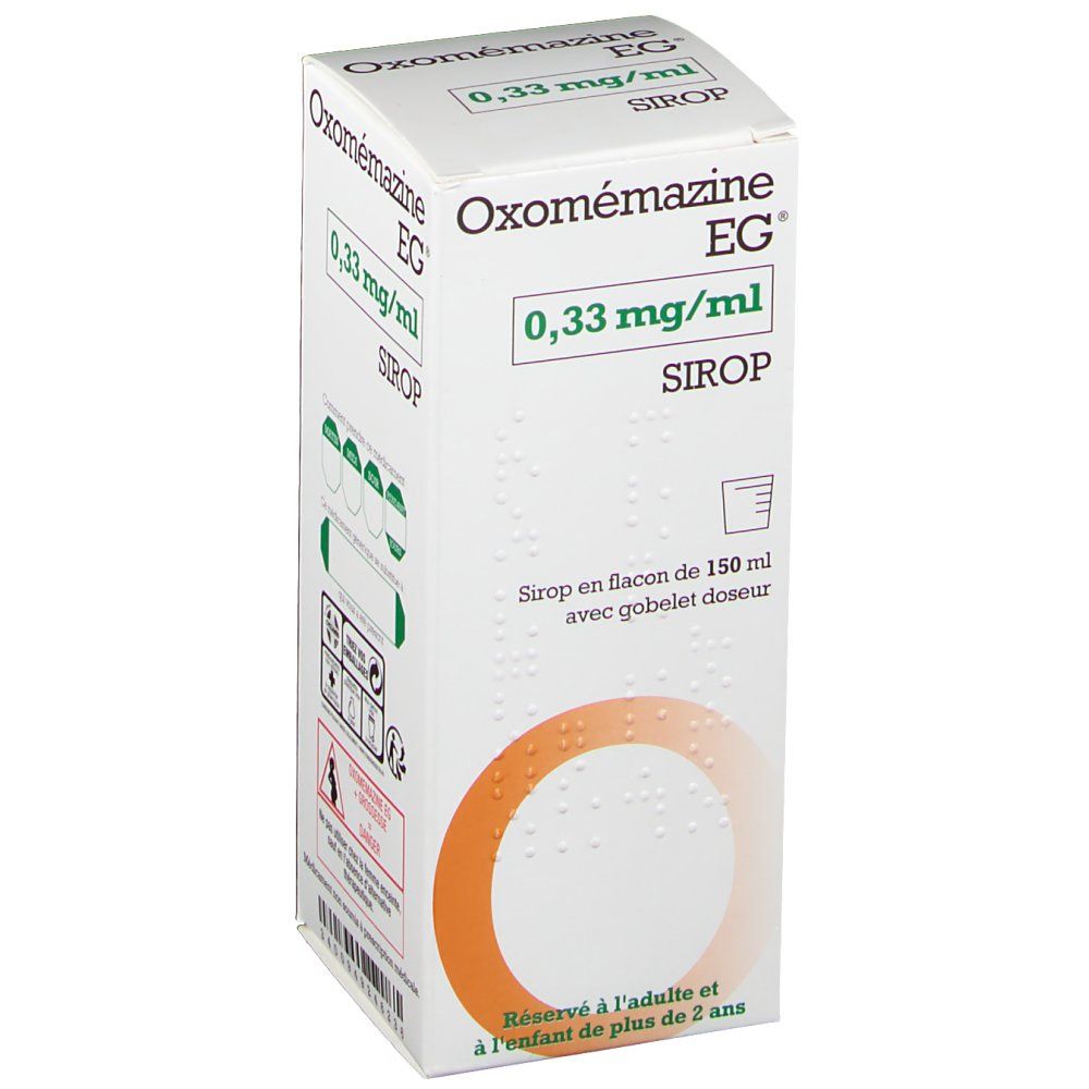 Oxomemazine EG® 0,33 mg/ml 150 ml Sirop