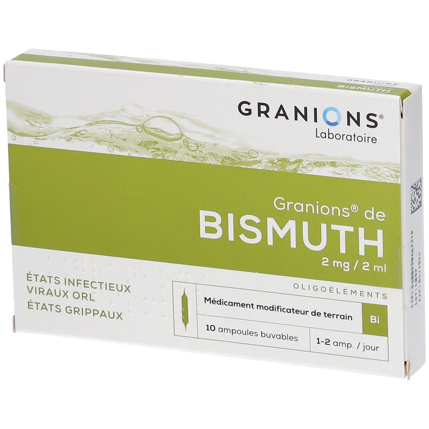 Granions Granions® De Bismuth Ampoule(S) 10X2 Ml