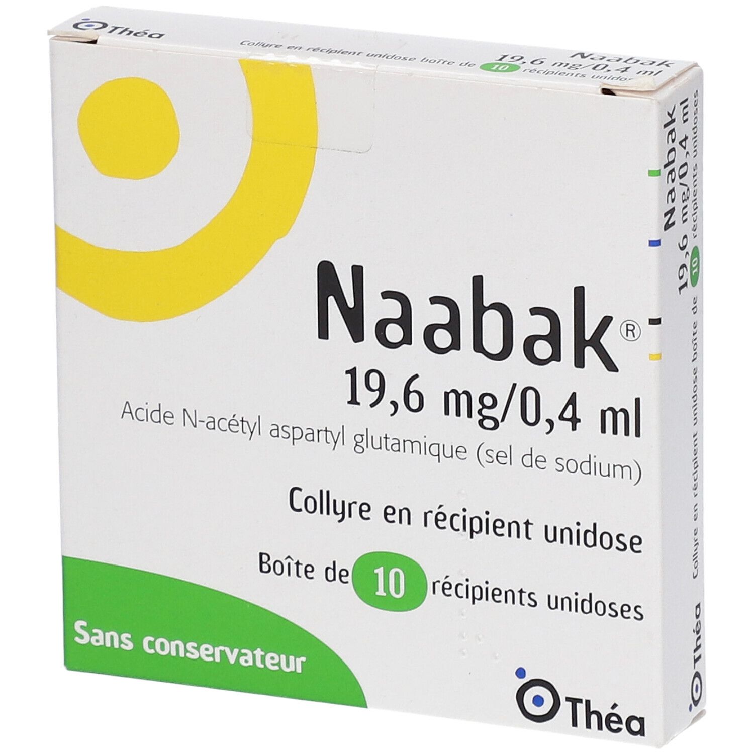 Naabak 19,6 mg/0,4 ml 10x0,4 ml Pipette(S) Unidose(S)