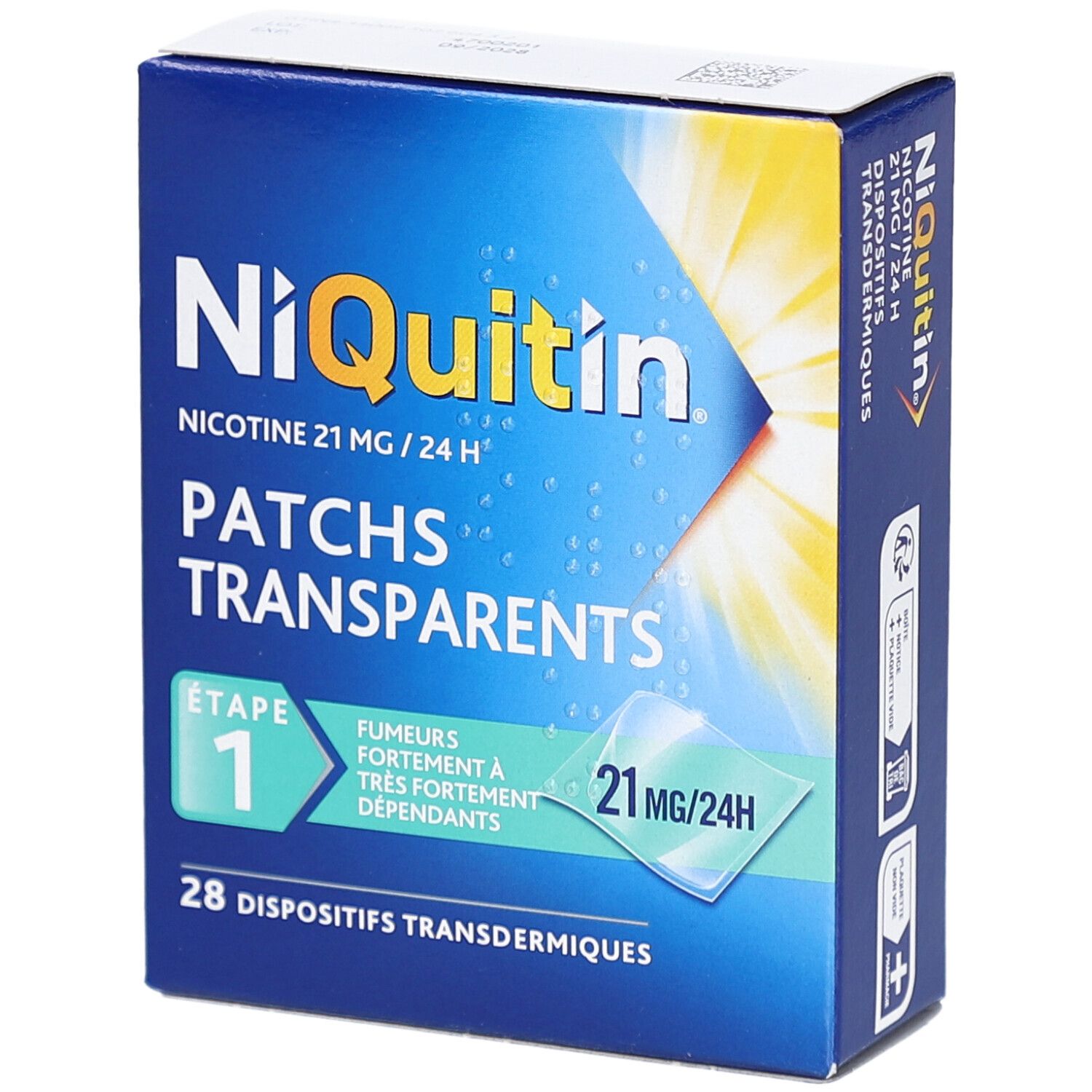 Niquitin Patchs Transparents 21 mg/24h 28 pc(s) Pansement(S)