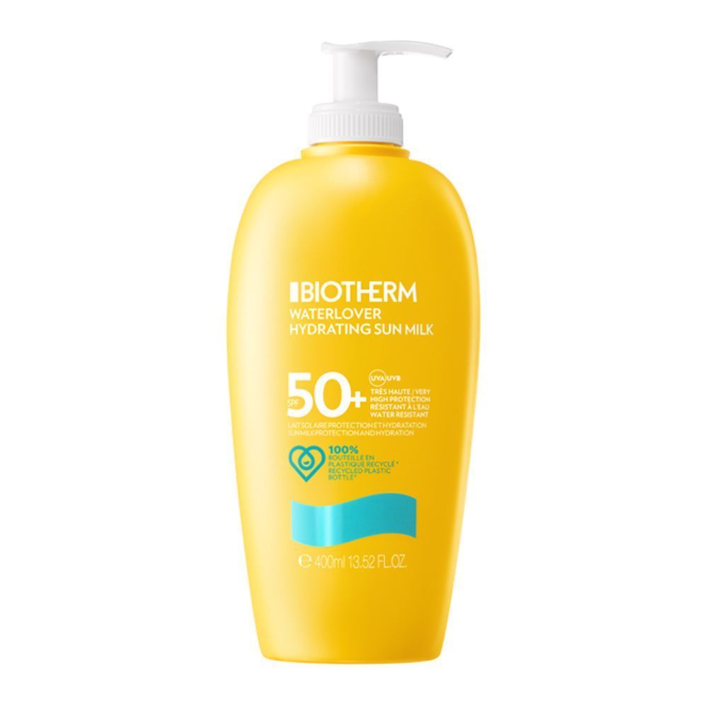 Biotherm Waterlover Lait Solaire Hydratant Spf50+ Crème Protection 400 Ml Enfants