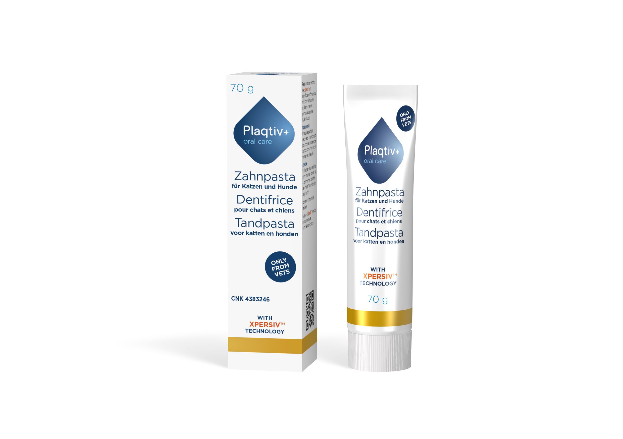 Plaqtiv+ Oral Care Dentifrice pour chats et chiens 70 g Dentifrice(S)